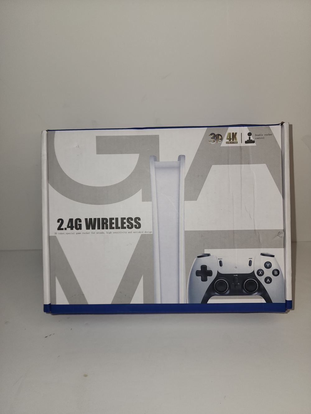 2.4G Wireless Handheld Game Controller - White and Black